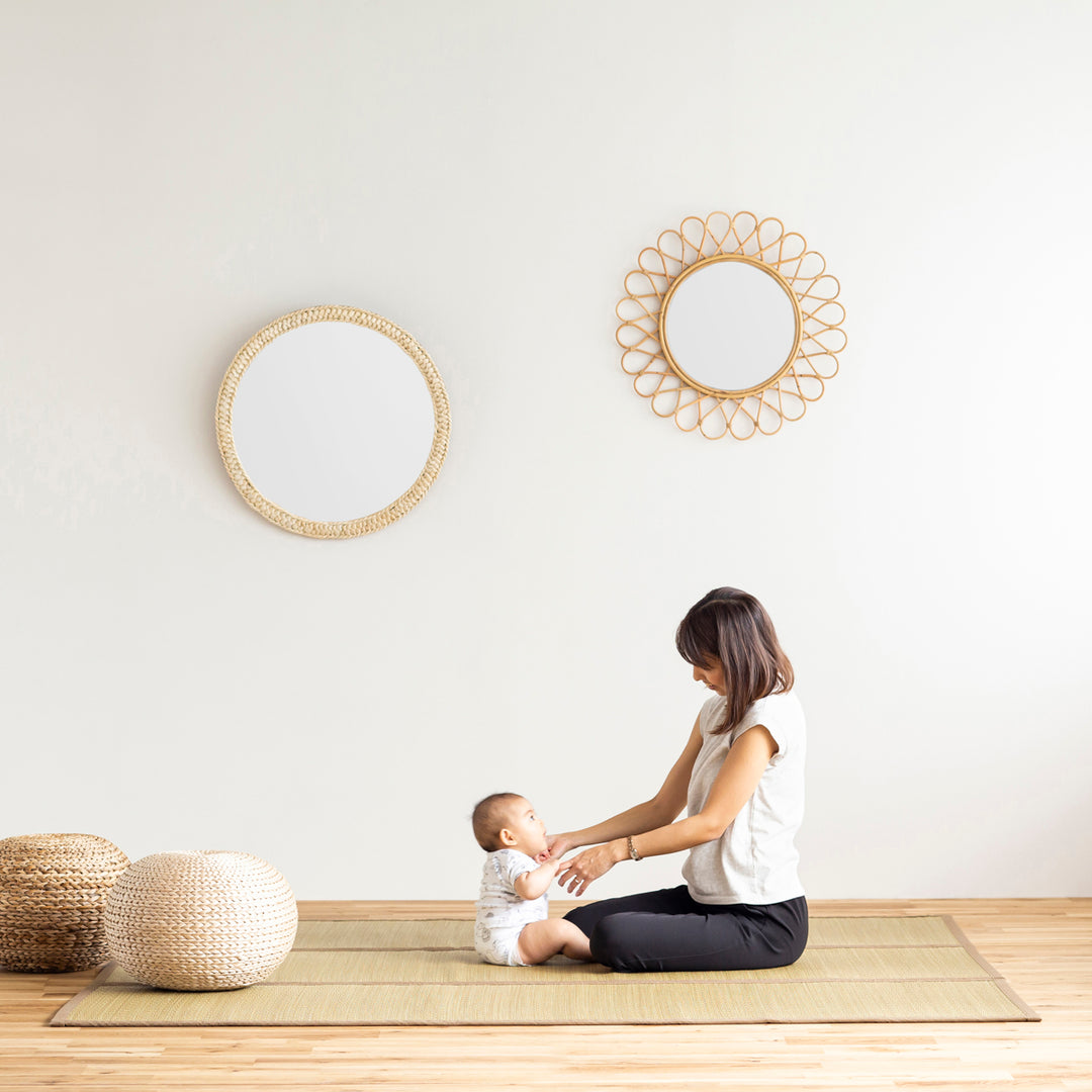 【ほぼ新品・国産】KANADEMONO 沖縄のい草をつかったゴザ 130×200 TATAMI 沖縄で育った い草をつかった 贅沢なゴザ 130×200・191×191