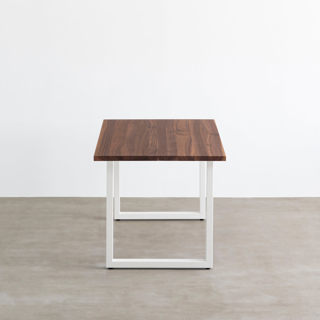 THE TABLE / 無垢 ウォルナット × White Steel – KANADEMONO