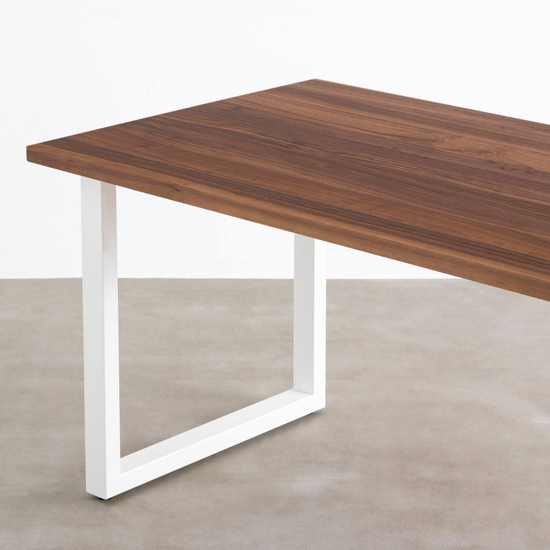 THE TABLE / 無垢 ウォルナット × White Steel – KANADEMONO