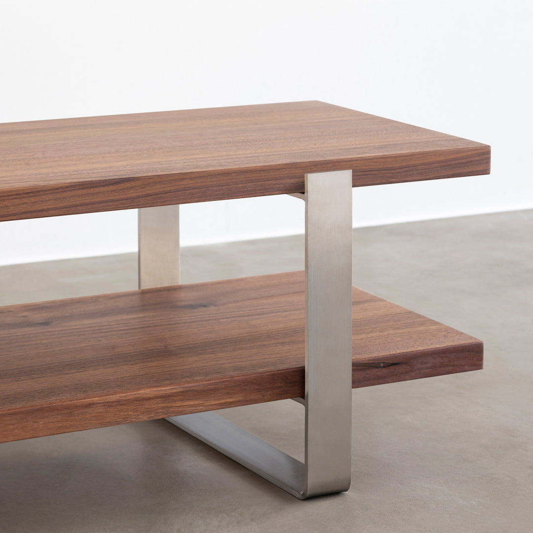 THE TV BOARD / LOW TABLE 無垢 ウォルナット × Stainless