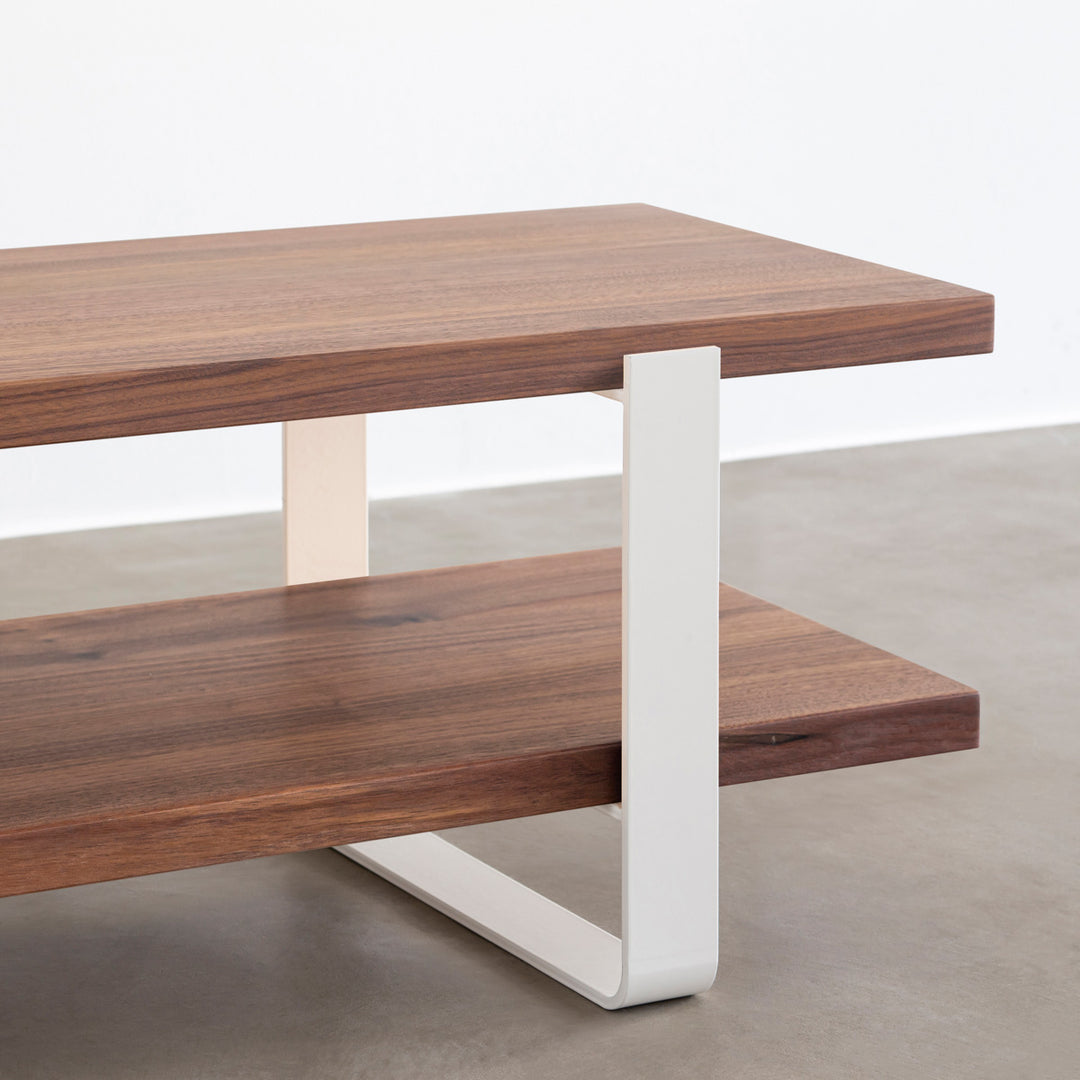 【Kanademono】THE TV BOARD / LOW TABLE THE TV BOARD / LOW TABLE ホワイトオーク × Black Steel