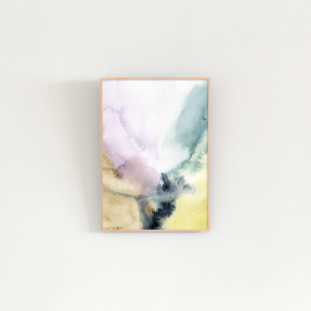Watercolor #1 アートポスター・アルミフレーム セット – KANADEMONO