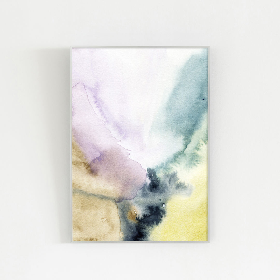 Watercolor #1 アートポスター・アルミフレーム セット – KANADEMONO
