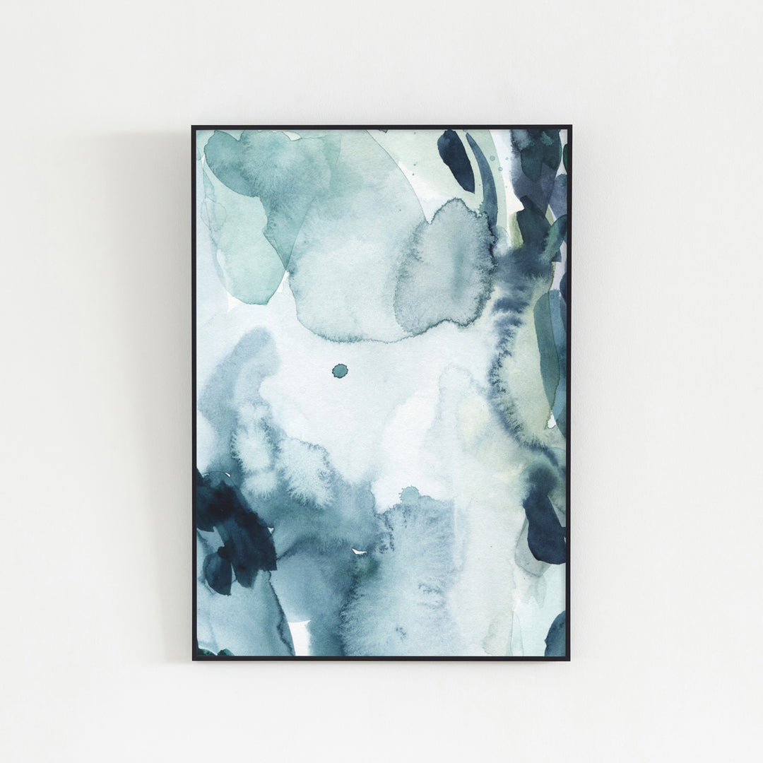 ALUMI Art Frame 暮らしにアートを Blue × Bubble Watercolor #4