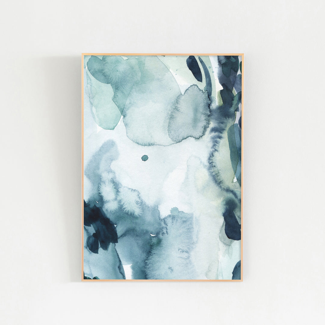 Amazon.com: Blue Flower Canvas Wall Art Large Framed Flower
