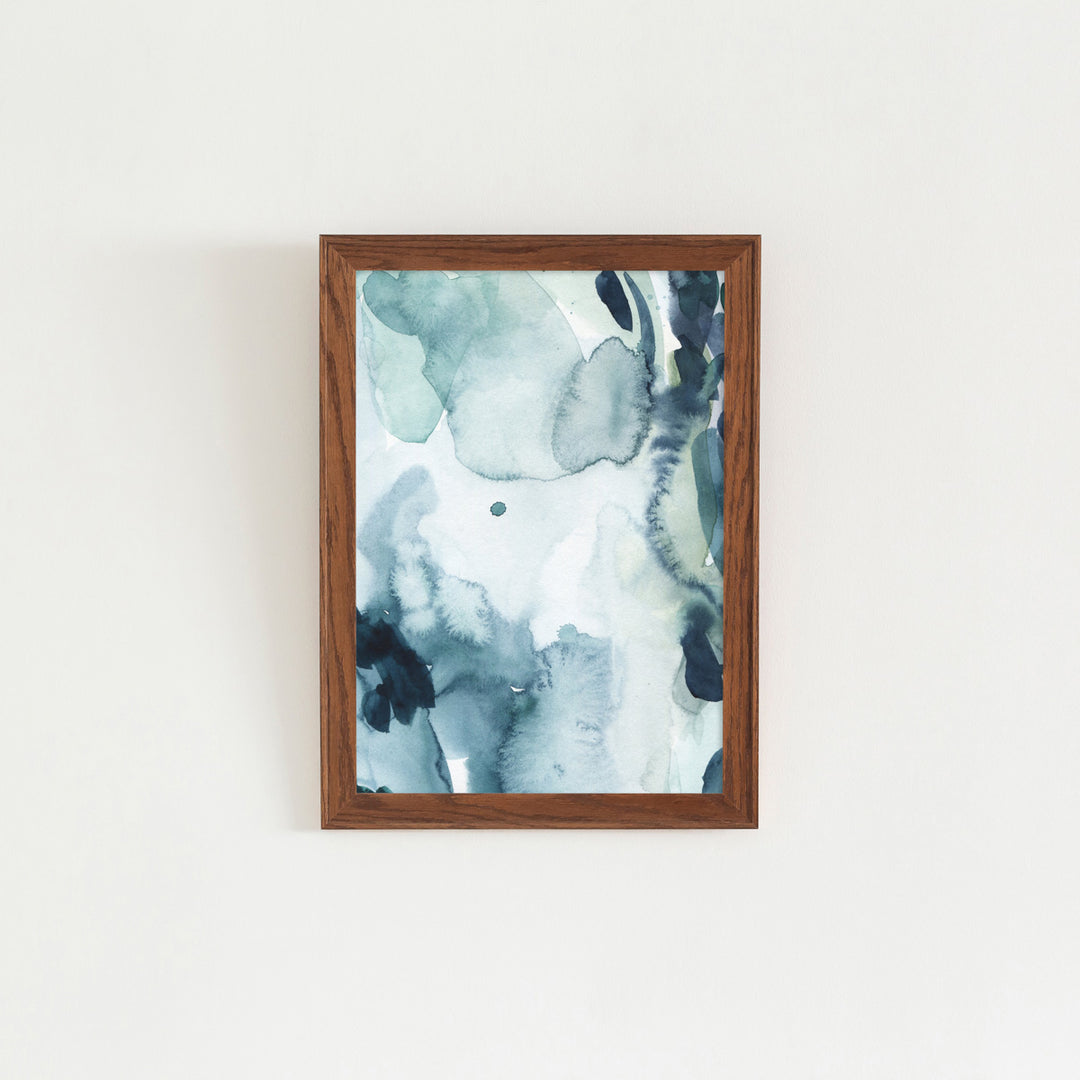 Watercolor #4 アートポスター・ウッドフレーム セット – KANADEMONO