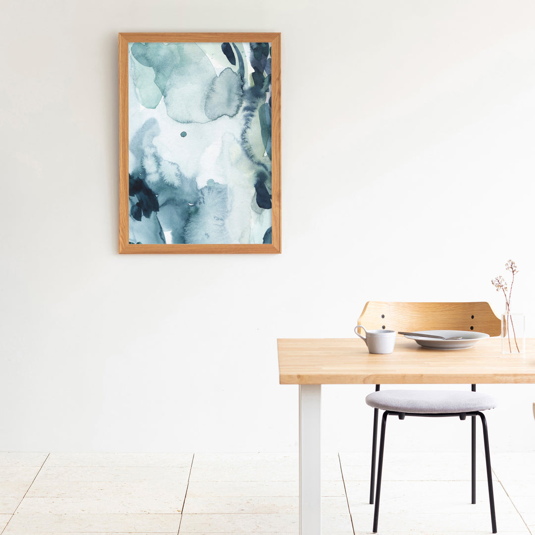 Watercolor #4 アートポスター・ウッドフレーム セット – KANADEMONO