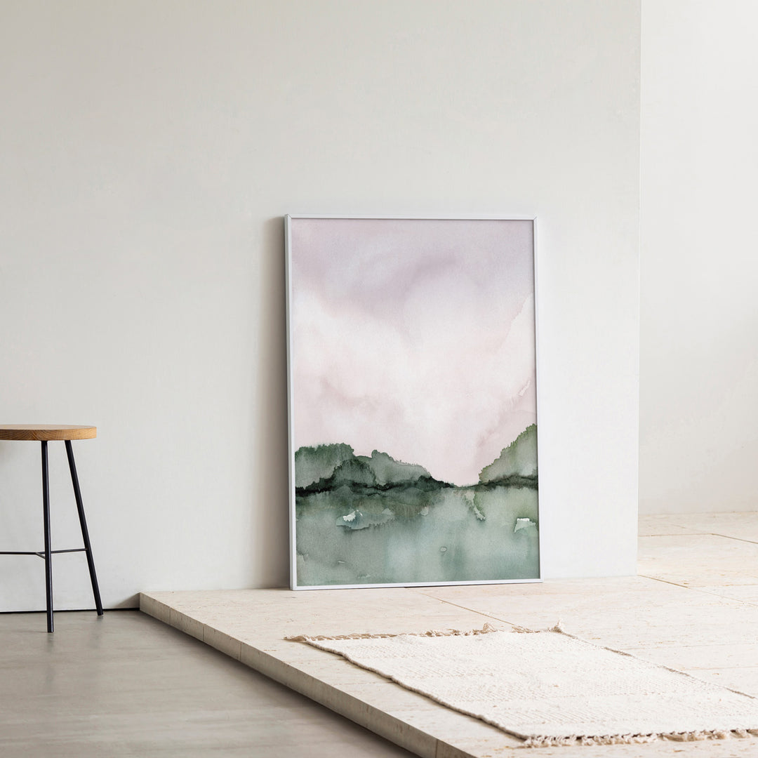 Watercolor #5 アートポスター・アルミフレーム セット – KANADEMONO