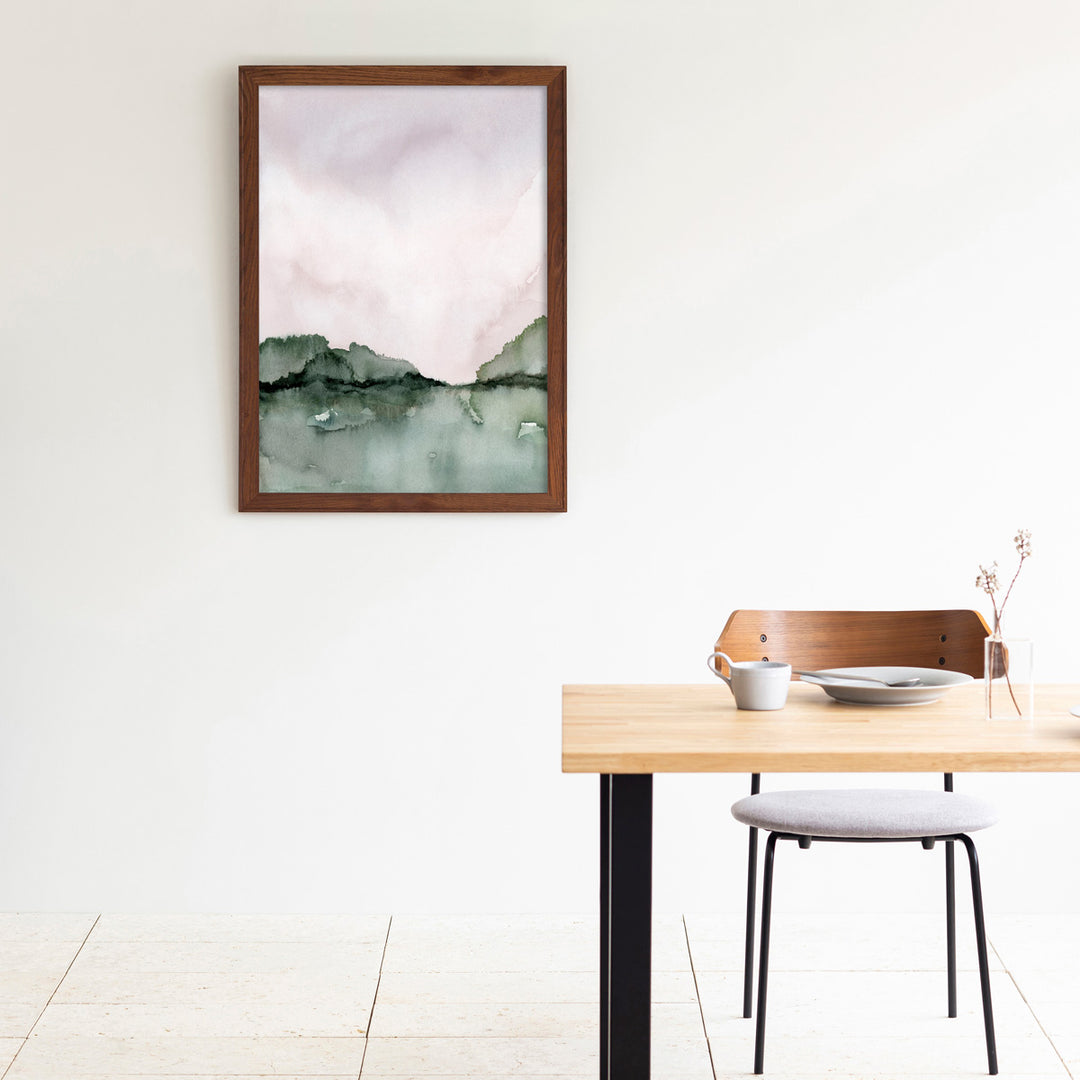 OAK Art Frame 暮らしにアートを Lavender + Green Watercolor