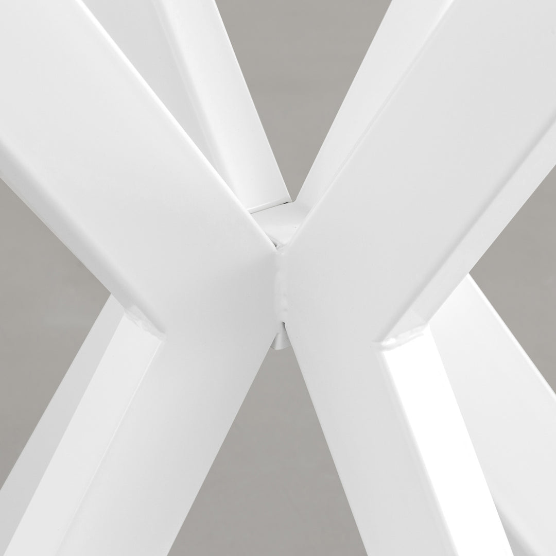 THE CAFE TABLE / リノリウム White Steel カフェX × ラウンド THE CAFE TABLE / リノリウム White Steel カフェX × ラウンド
