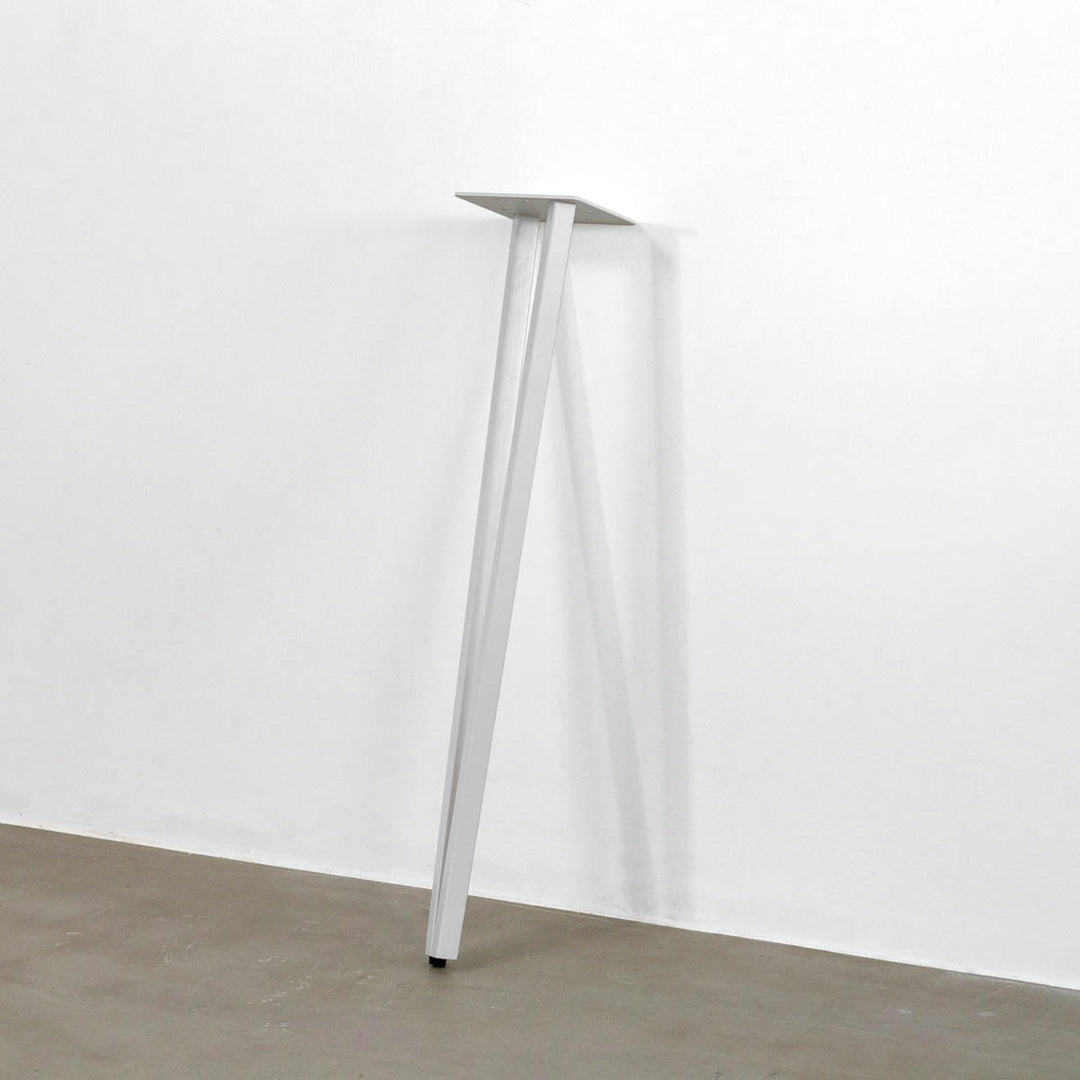 THE LEGS / トライアングル Straight × White Steel / 4本セット