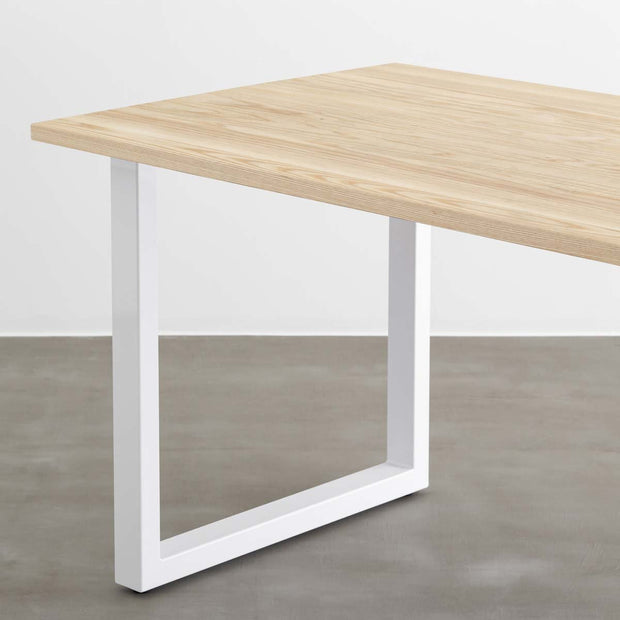 KANADEMONO THE TABLE / 杉無垢材 × White幅180 - 事務机・学習机