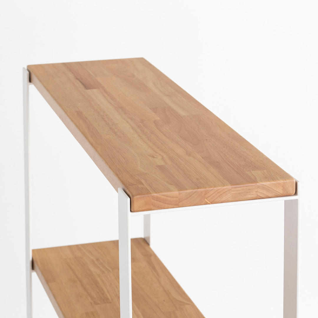 THE TABLE / ラバーウッド アッシュグレー × Stainless × W301