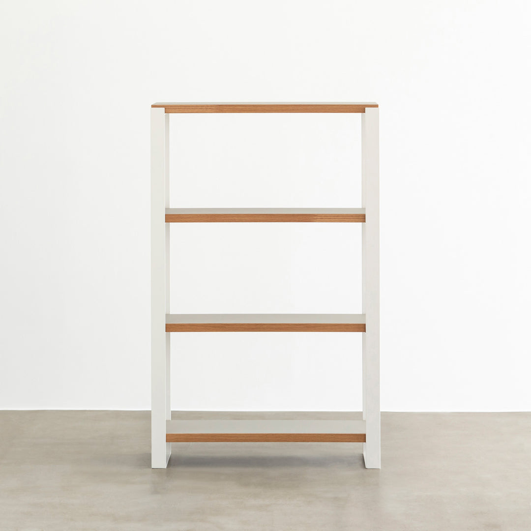 展示品　コンドットコンテンポラリーファニチャー　リノリウム　シェルフ　飾り棚 THE SHELF / リノリウム 全32色 × White Steel – KANADEMONO