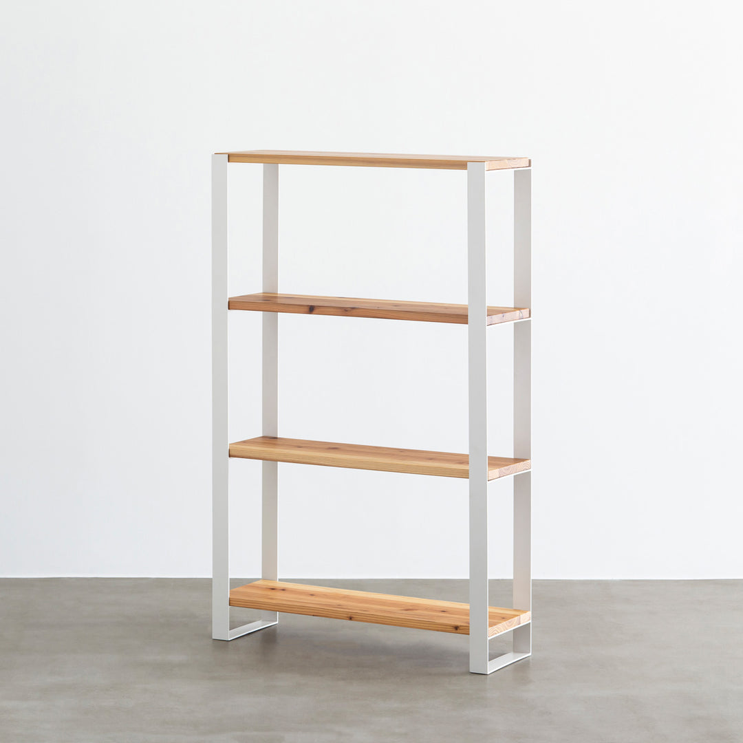 無垢 杉 シェルフ kanademono THE SHELF / 無垢 杉 × White Steel – KANADEMONO