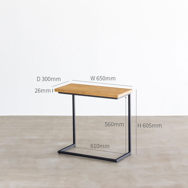 Wood × Steel コンビネーション Side Table – KANADEMONO