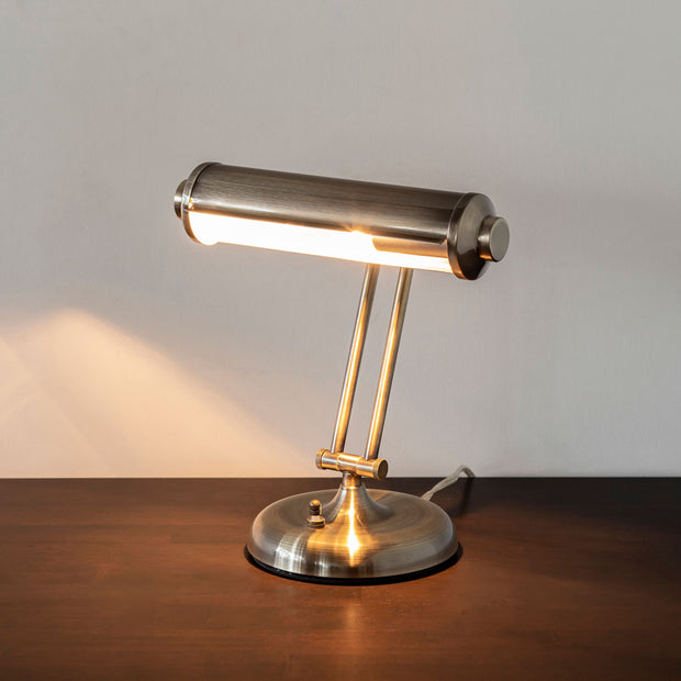 Retro × Gold Compact Desk Light – KANADEMONO