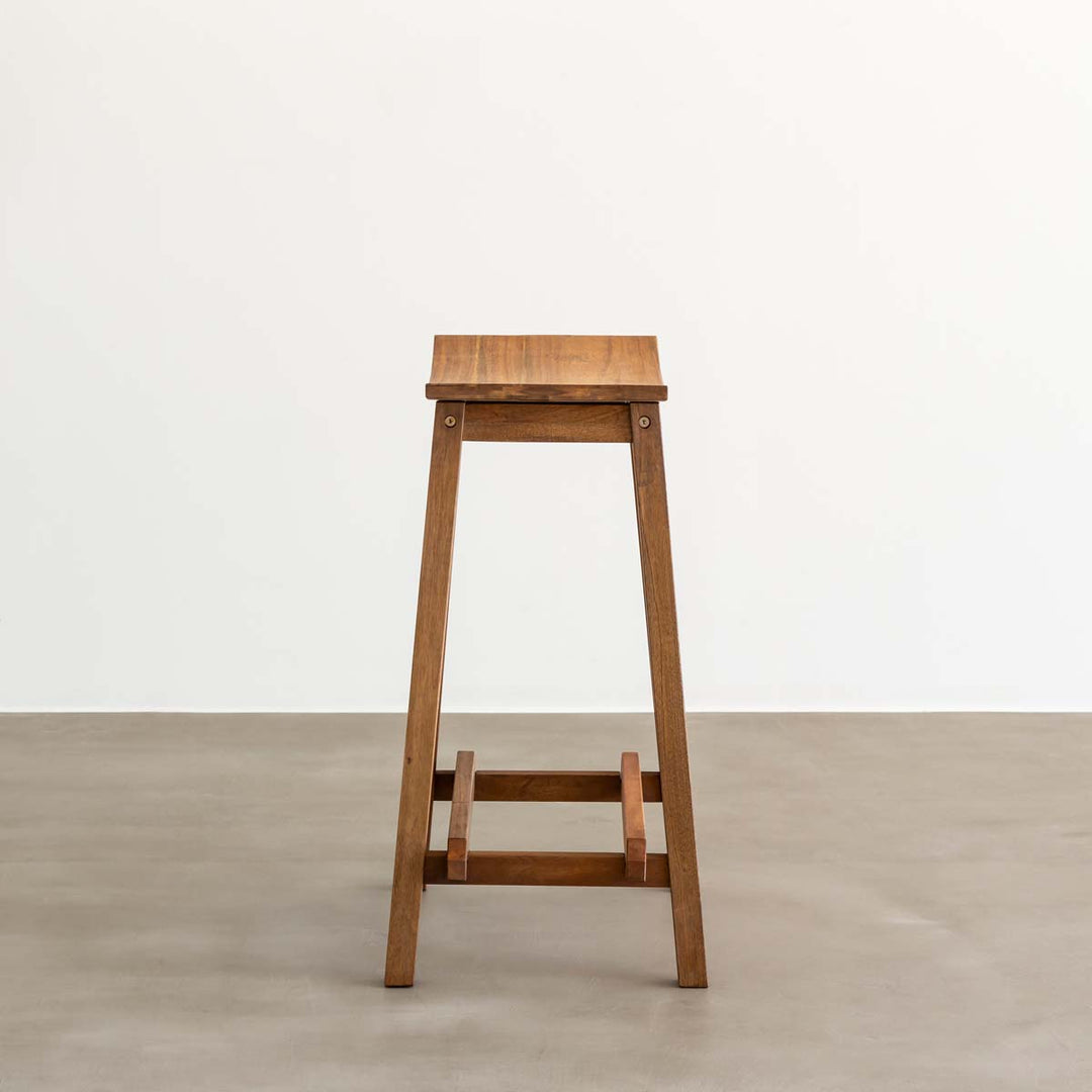 大人気定番商品 MahoganyWoodSquareStool_Lsize_ スツール