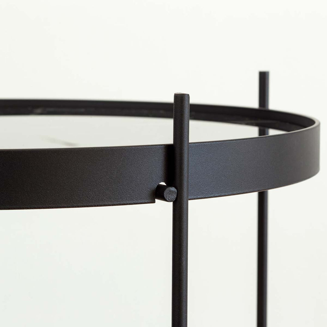 KANADEMONO サイドテーブル Wood × Steel コンビネーション Side Table – KANADEMONO