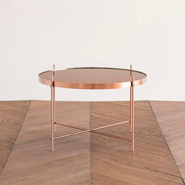 Round Modern Metal Side Table - L – KANADEMONO