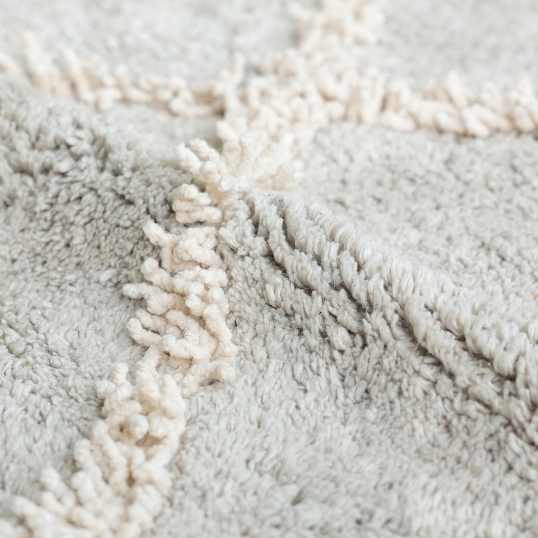 ラグ・カーペット KANADEMONO Shaggy Design Rug - Natural Shaggy Design Rug - Natural 140×200 – KANADEMONO