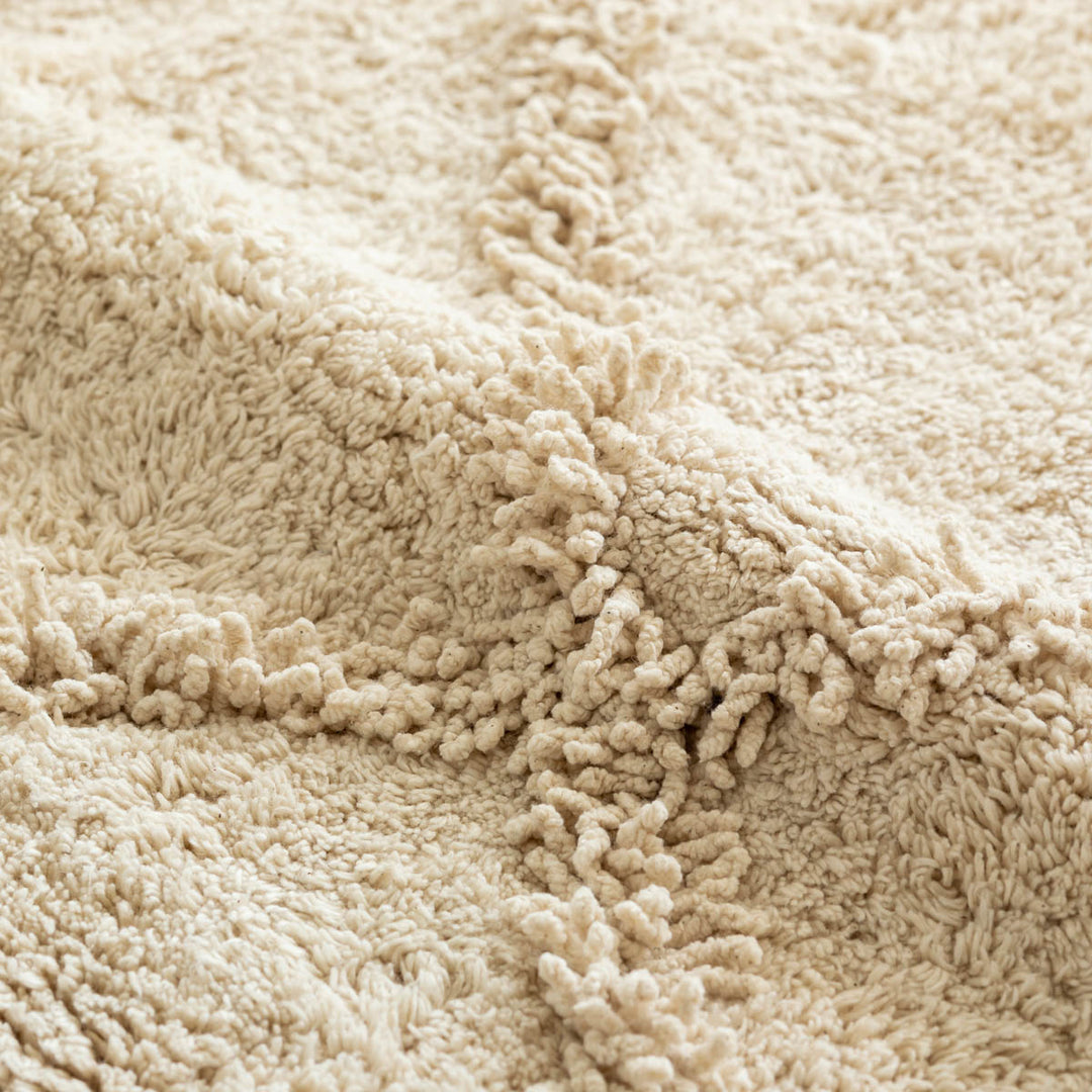 Shaggy Design Rug - Natural 140×200 – KANADEMONO