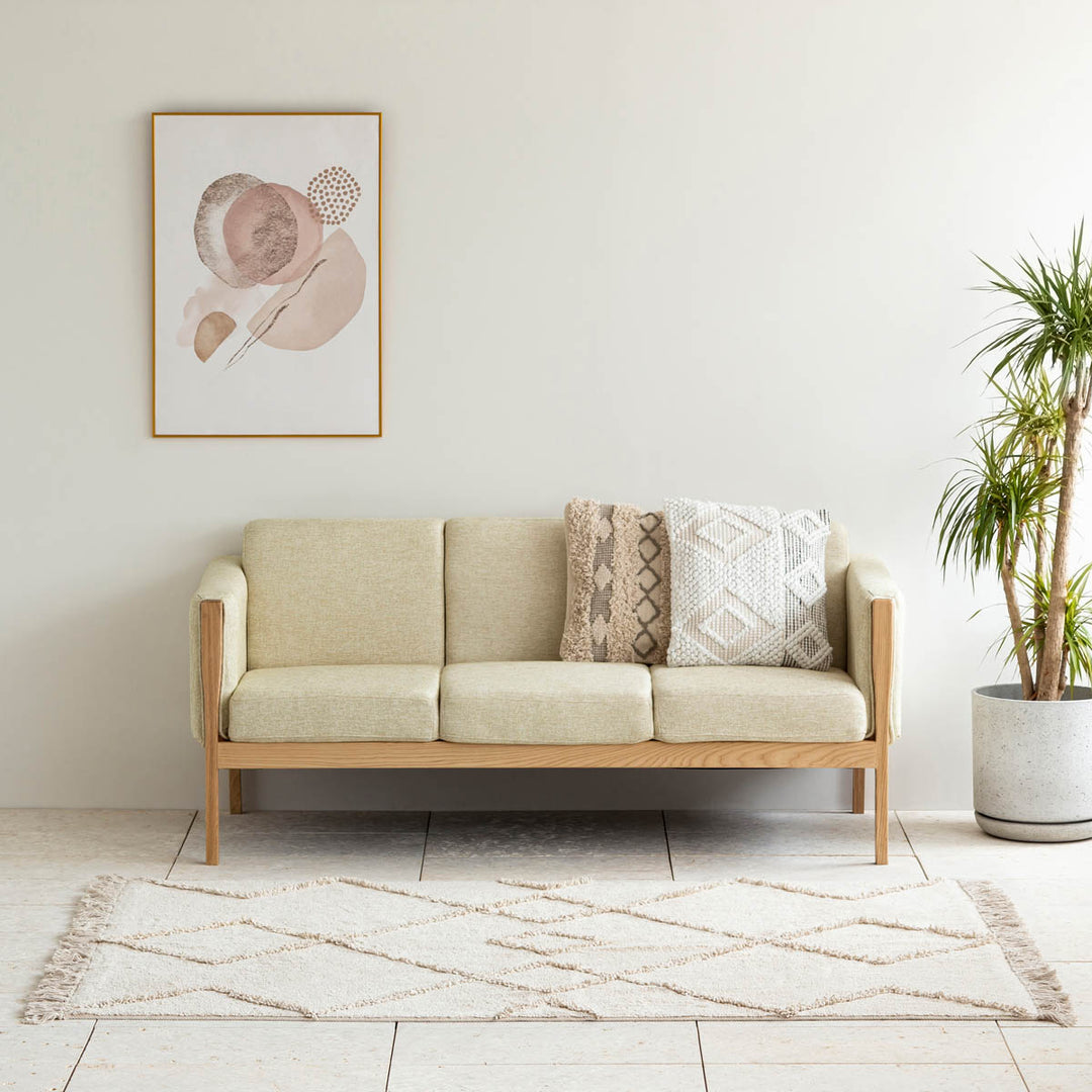 Shaggy Design Rug - Natural 140×200 – KANADEMONO