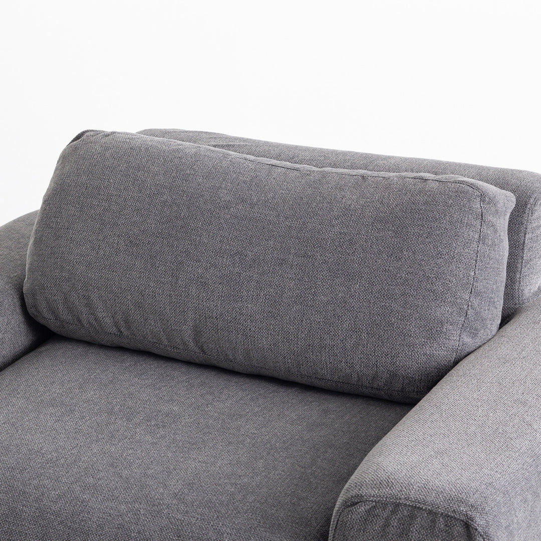 Natural - Modern ファブリック ソファ 1 seater – KANADEMONO
