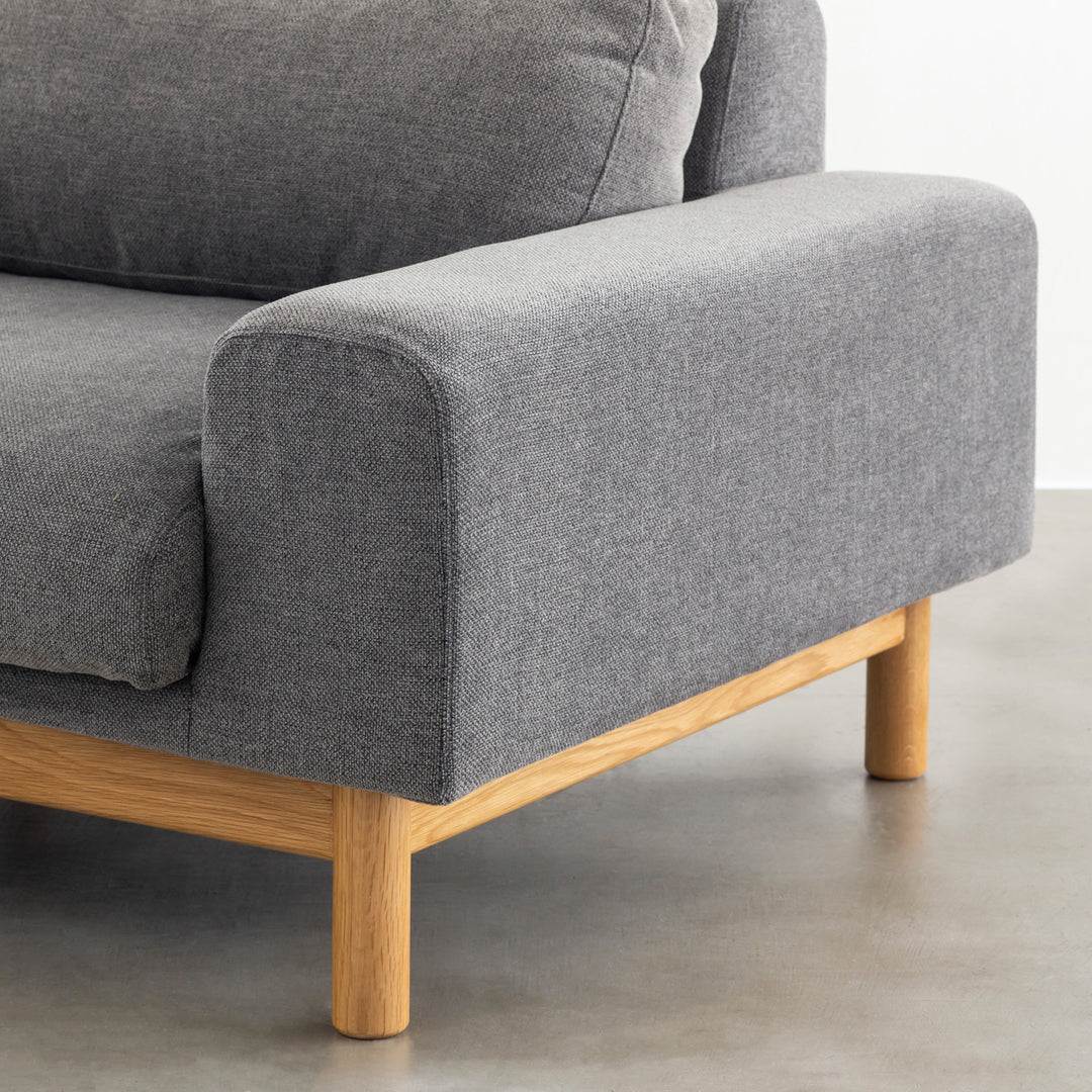 Natural - Modern ファブリック ソファ 1 seater – KANADEMONO Natural - Modern ファブリック ソファ 1 seater – KANADEMONO
