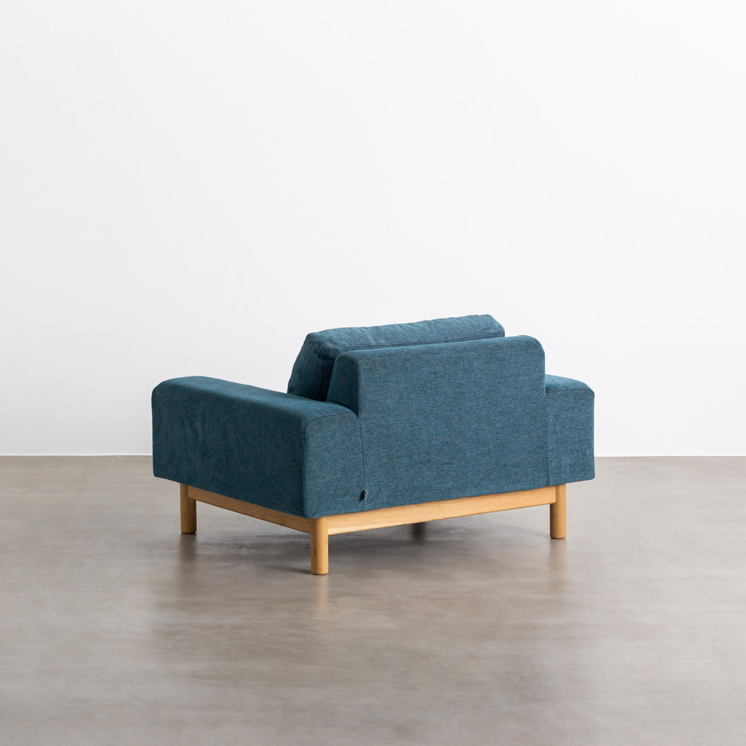 Natural - Modern ファブリック ソファ 1 seater – KANADEMONO