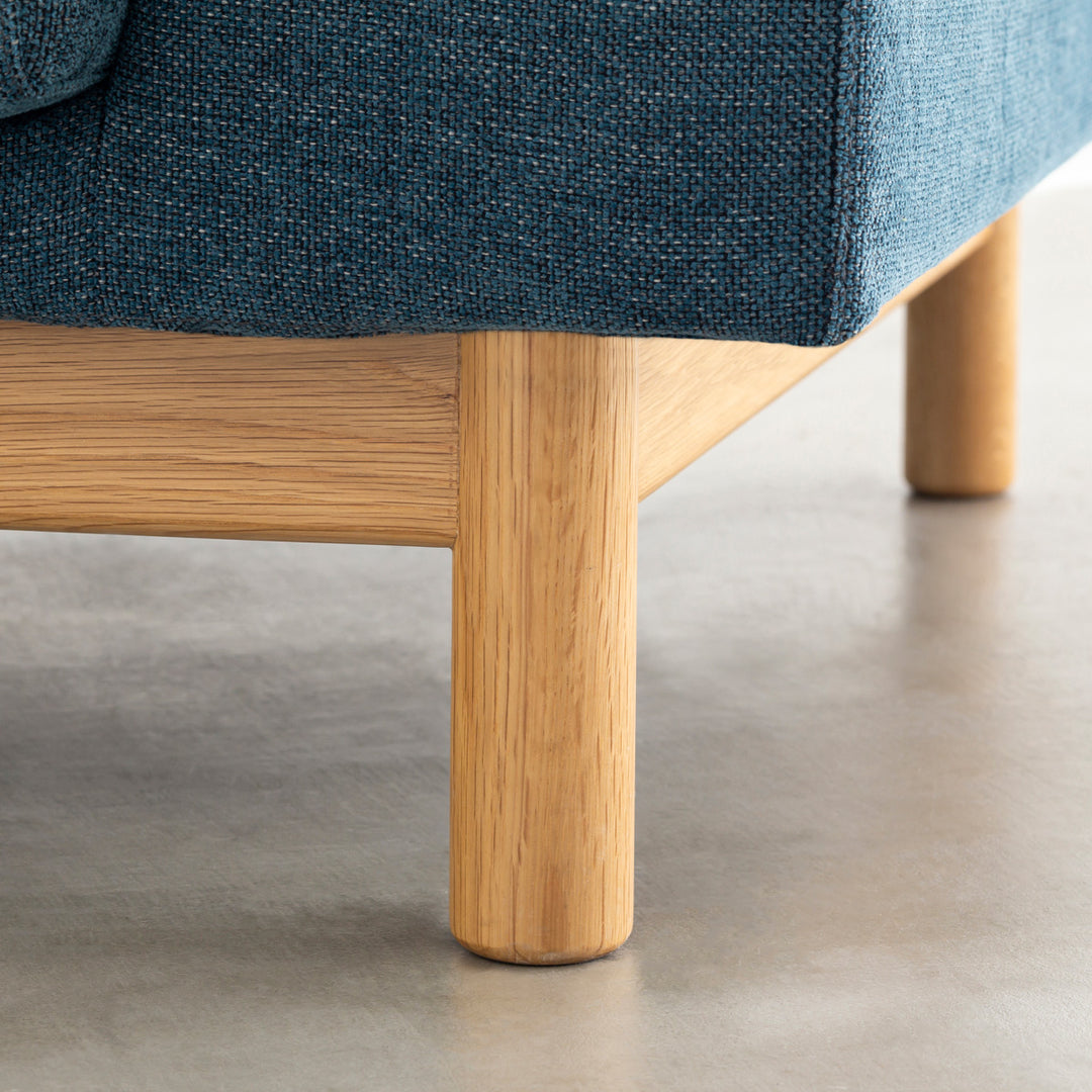 Natural - Modern ファブリック ソファ 1 seater – KANADEMONO