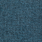 インディゴブルーのファブリックにオーク無垢材を組み合わせたシンプルナチュラルな1人掛けロータイプソファ（生地）