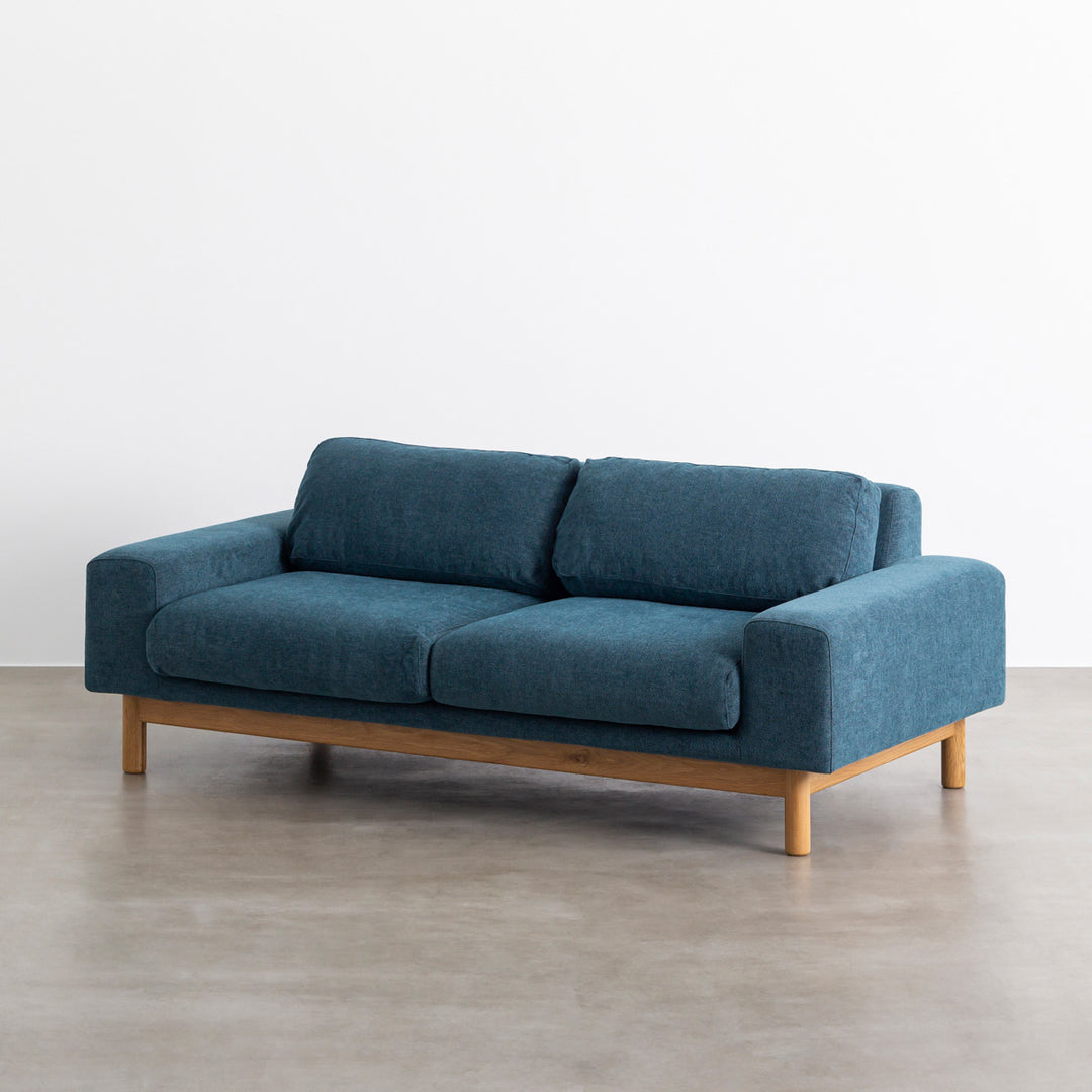 Natural - Modern ファブリック ソファ 2 seater – KANADEMONO