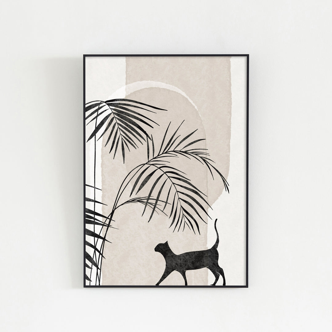 Neko #1 アートポスター・アルミフレーム セット – KANADEMONO