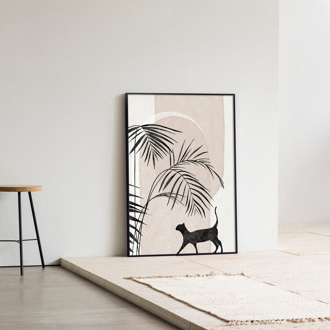 Neko #1 アートポスター・アルミフレーム セット – KANADEMONO