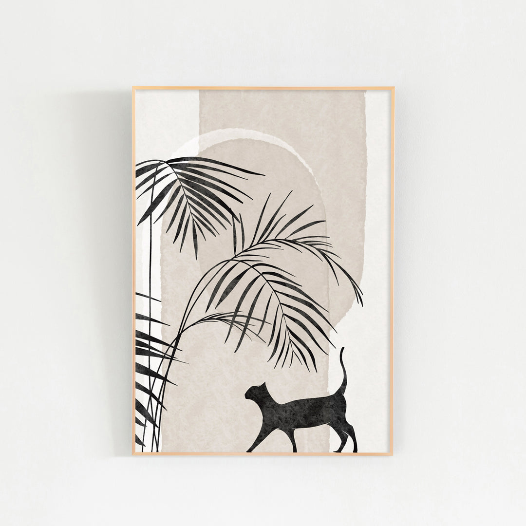 KANADEMONO Abstract #1 アートポスター・アルミフレーム Neko #1 アートポスター・アルミフレーム セット – KANADEMONO