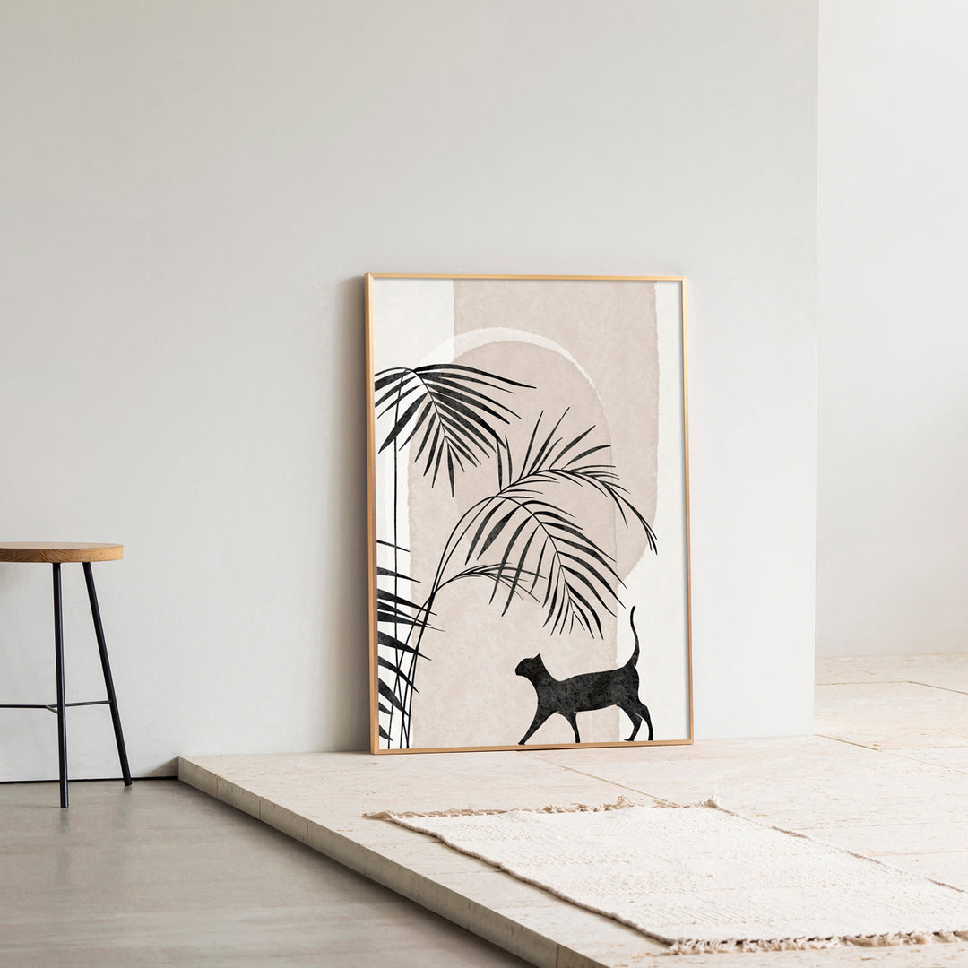 Neko #1 アートポスター・アルミフレーム セット – KANADEMONO