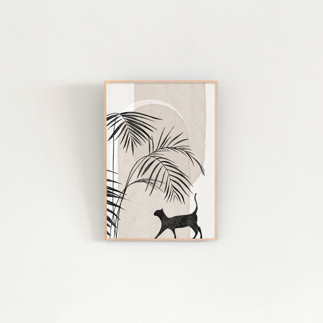 Neko #1 アートポスター・アルミフレーム セット – KANADEMONO