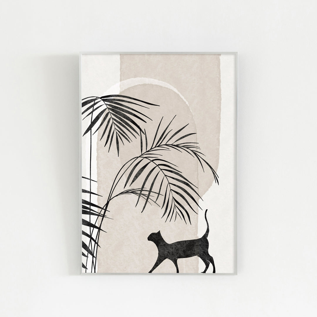 Neko #1 アートポスター・アルミフレーム セット – KANADEMONO