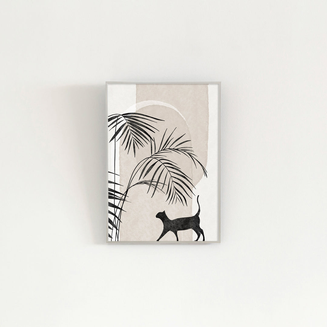 Neko #1 アートポスター・アルミフレーム セット – KANADEMONO