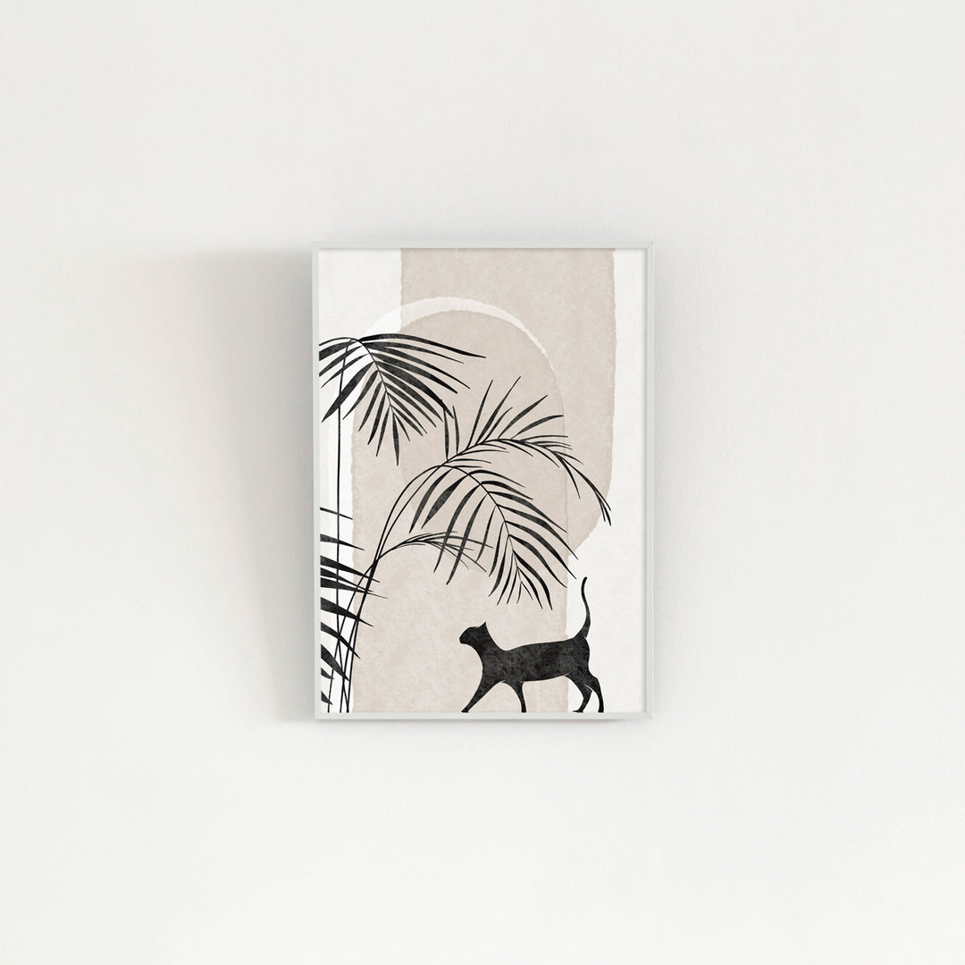 Neko #1 アートポスター・アルミフレーム セット – KANADEMONO