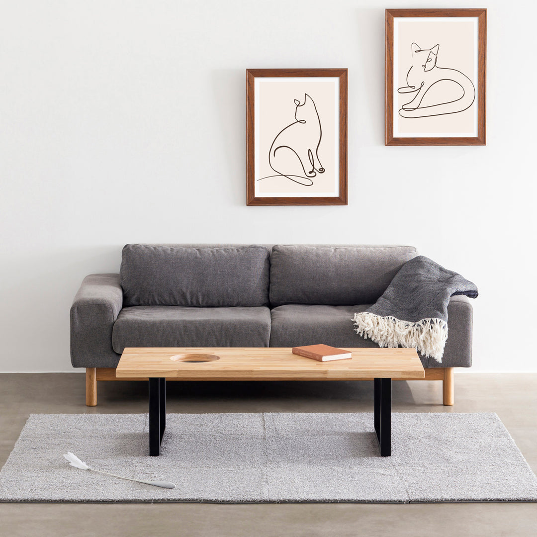 OAK Art Frame 暮らしにアートを Sit Still Neko #3 – KANADEMONO