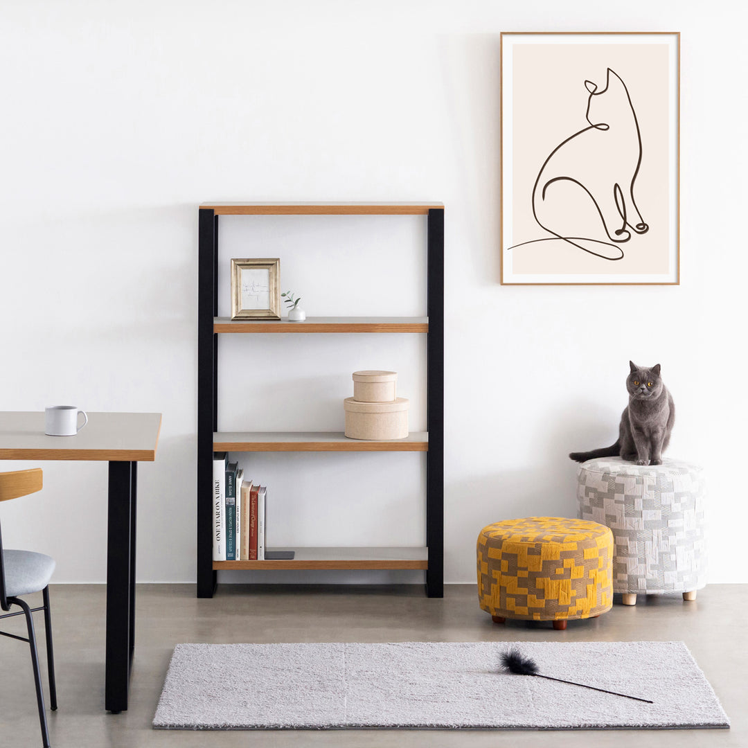 ALUMI Art Frame 暮らしにアートを Sit Still Neko #3 – KANADEMONO