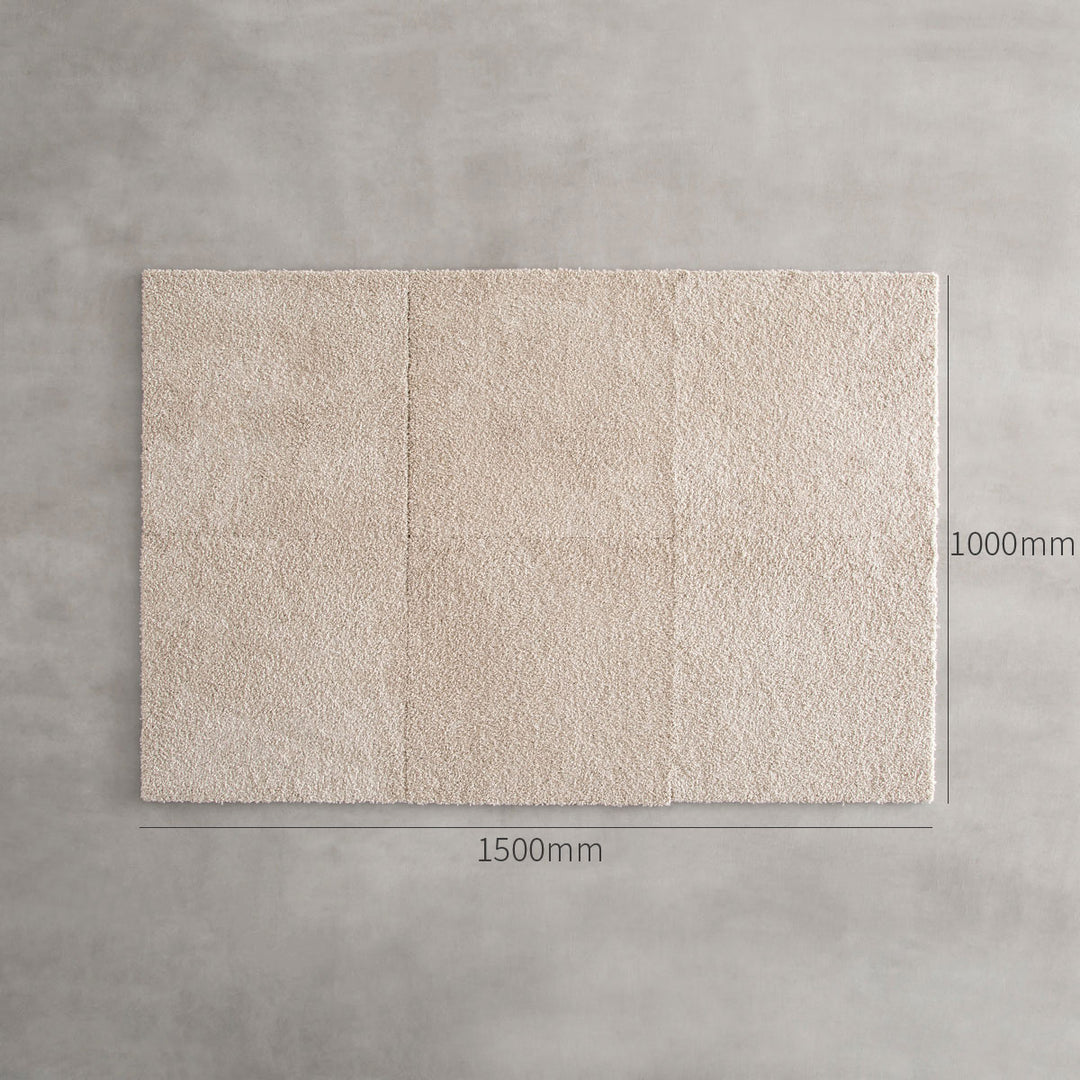 ラグ・カーペット KANADEMONO Shaggy Design Rug - Natural Shaggy Design Rug - Natural 140×200 – KANADEMONO