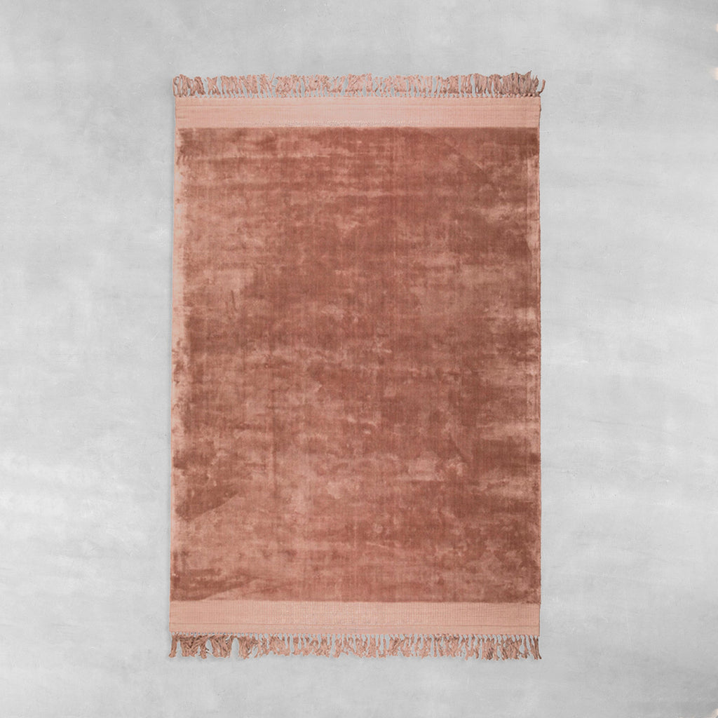 Soft Plush Plain Rug - Rose 170×240 – KANADEMONO