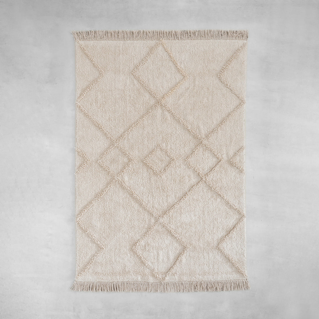 ラグ・カーペット KANADEMONO Handmade Textured Cotton Rug ラグ・カーペット KANADEMONO Handmade Textured Cotton Rug