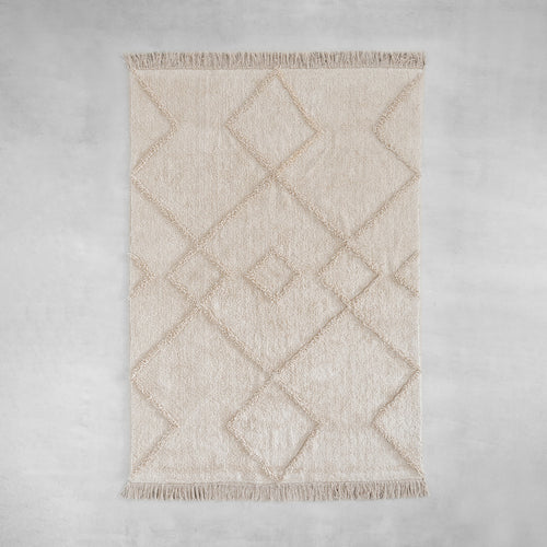 Shaggy Design Rug - Natural 140×200 – KANADEMONO