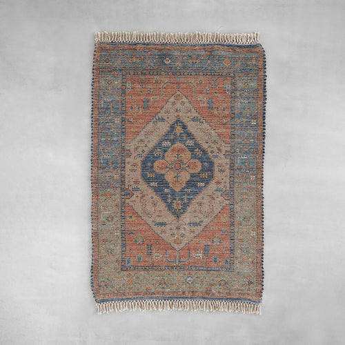 KANADEMONO ラスティック　ハンドメイド キリムラグ　120 ×180 Handmade Plain Jute Rug 120×180 – KANADEMONO