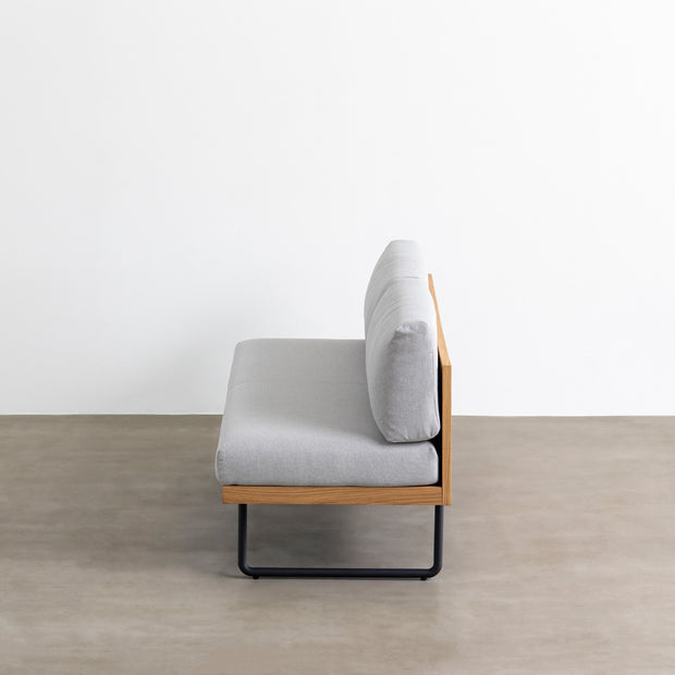 Oak × Steel ナチュラルダイニングソファ ライトグレー ARMLESS Oak × Steel ナチュラルダイニングソファ ライトグレー ARMLESS