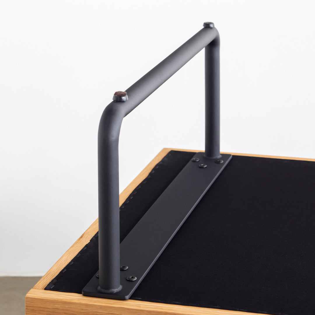 【家具のみ】 Oak × Steel ナチュラルダイニングソファ ライトグレー ARMLESS